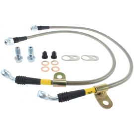 StopTech 06-15 Mazda Miata Stainless Steel Front Brake Line Kit for 4300 buy in USA