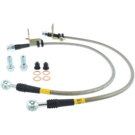 StopTech 03-08 Hyundai Tiburon Front Stainless Steel Brake Lines buy in USA