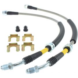 StopTech 07-09 Mazdaspeed3 / 04-07 Mazda 3 Stainless Steel Front Brake Lines buy in USA