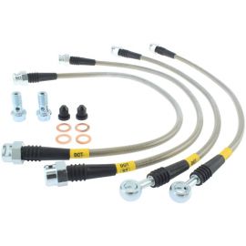 StopTech 08-17 Chevrolet Silverado 1500 Stainless Steel Rear Brake Lines buy in USA