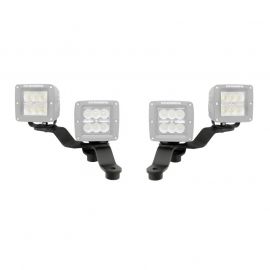 Go Rhino 18-20 Jeep Wrangler JL/JLU/Gladiator JT Light Mount - Two 3in Cubes Offset buy in USA