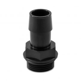 Mishimoto M27 x 2.0 to 3/4in Hose Barb Aluminum Fitting - Black buy in USA