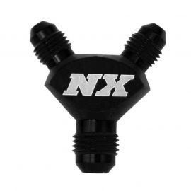 Nitrous Express 6AN x 6AN x 6AN Billet Pure-Flo Y Fitting - Black buy in USA