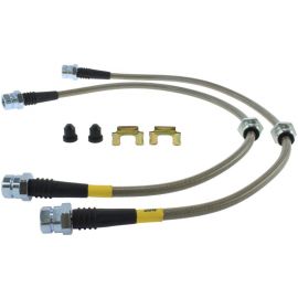 StopTech 08-12 VW Golf R32/Golf R Front Stainless Steel Brake Line Kit buy in USA