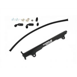 Torque Solution Mitsubishi Evo X Billet Aluminum Fuel Rail - Black buy in USA