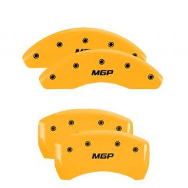 MGP 4 Caliper Covers Engraved Front & Rear MGP Red finish silver ch buy in USA