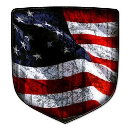 Rebadge 'Merica Flag Ram Shield Badges buy in USA