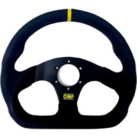 OMP Superquadro Steering Wheel - Small Spokes - Suede (Black) buy in USA