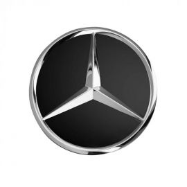 Mercedes-Benz Radnabenabdeckung schwarz hochglänzend, 1 Stück buy in USA