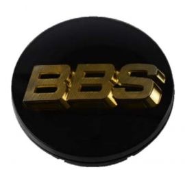 BBS Center Cap 70.6mm Black/Gold (3-tab) (56.24.080) buy in USA