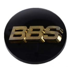 BBS Center Cap 70.6mm Black/Gold (4-tab) (56.24.120) buy in USA