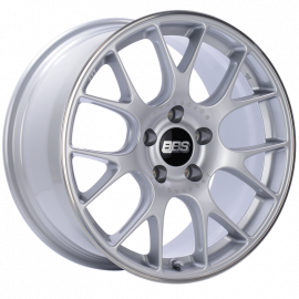 BBS CH-R 18x8.5 5x112 ET38 Brilliant Silver Polished Rim Protector Wheel -82mm PFS/Clip Required buy in USA