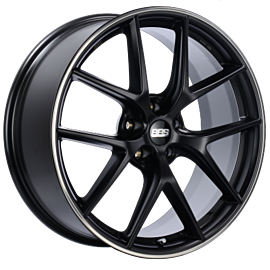 BBS CI-R 19x9 5x112 ET42 Satin Black Polished Rim Protector Wheel -82mm PFS/Clip Required buy in USA