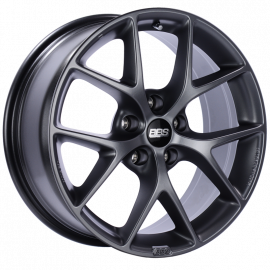 BBS SR 18x8 5x112 ET35 Satin Grey Wheel -82mm PFS/Clip Required buy in USA