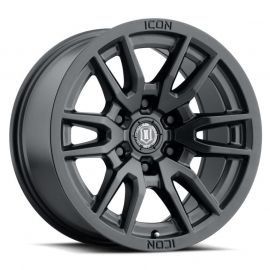 ICON Vector 6 17x8.5 6x135 6mm Offset 5in BS 87.1mm Bore Satin Black Wheel buy in USA