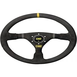 OMP WRC Mid-Depth 350mm Dished - Small Suede (Black) buy in USA