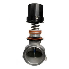 Granatelli 50mm 14PSI Piston Actuated Wastegate - Black Anodized buy in USA