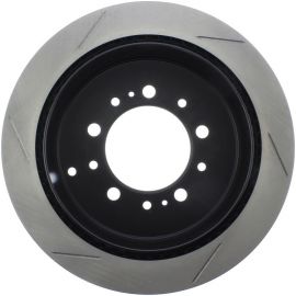 StopTech Sport Slot 08-13 Lexus LX450/470/570 / 07-12 Toyota Tundra Slotted Left Rear CRYO Rotor buy in USA