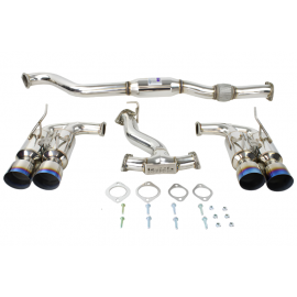 Invidia 08-14 Subaru WRX Hatchback Gemini Single Layer Titanium Tip Cat-back Exhaust buy in USA