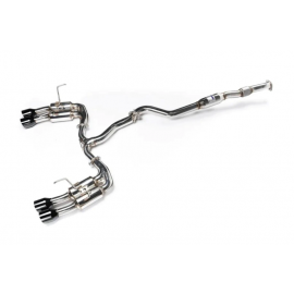 Invidia 2022+ Subaru WRX Gemini Single Layer Quad Black Tip Cat-Back Exhaust buy in USA