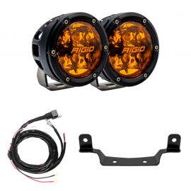 Rigid Industries 2017+ Polaris Pro R/Turbo R Revolve Amber PRO Grille Light Kit buy in USA