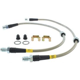 StopTech 08-13 BMW 335i xDrive Stainless Steel Front Brake Lines buy in USA