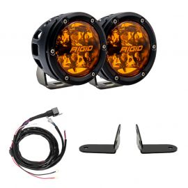 Rigid Industries 2017+ Polaris Pro R/Turbo R Revolve Amber PRO A-Pillar Light Kit buy in USA