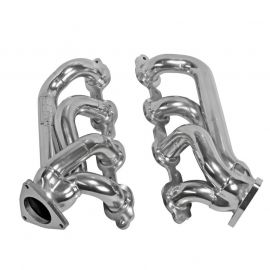 GM Truck 5.3/6.2 1 3/4in Shorty Tuned Length Headers - Polished Silver Ceramic BBK 2014-2018 buy in USA