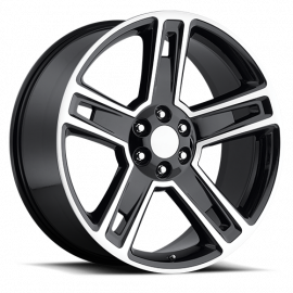 Chevrolet Silverado Replica Wheels Gloss Black Machine Face Factory Reproductions FR 34 buy in USA