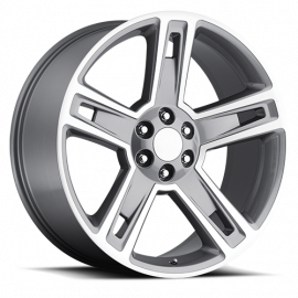 Chevrolet Silverado Replica Wheels Grey Machine Face Factory Reproductions FR 34 buy in USA