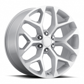 Chevrolet Truck Snowflake Replica Wheels Silver Machine Face Factory Reproductions FR 59 buy in USA