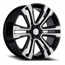 Escalade Replica Wheels Gloss Black Machine Face Factory Reproductions FR 72 buy in USA