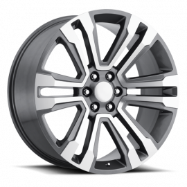 Escalade Replica Wheels Grey Machine Face Factory Reproductions FR 72 buy in USA