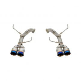 Remark 11-14 Subaru WRX/STI GR (GV) Sedan Axle Back Exhaust w/Burnt Stainless Steel Double Wall Tip buy in USA