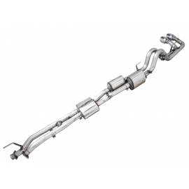 AWE 16-22 Toyota Tacoma 0FG Catback Exhaust w/ BashGuard - Dual Chrome Silver Tips buy in USA