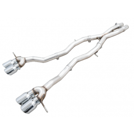 AWE Track Edition Catback Exhaust for BMW G8X M3/M4 - Chrome Silver Tips buy in USA