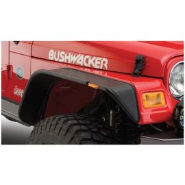 Bushwacker 97-06 Jeep TJ Flat Style Flares 2pc - Black buy in USA