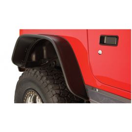 Bushwacker 97-06 Jeep TJ Flat Style Flares 2pc - Black buy in USA