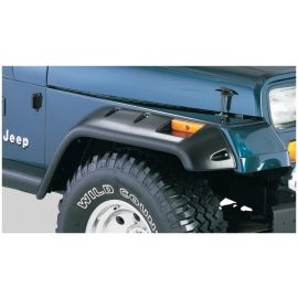 Bushwacker 87-95 Jeep Wrangler Cutout Style Flares 2pc Cutting Optional Not Renegade - Black buy in USA