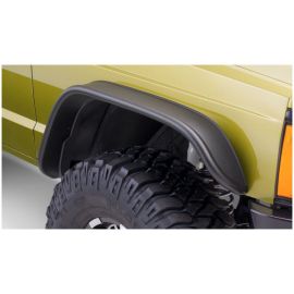 Bushwacker 84-01 Jeep Cherokee Flat Style Flares 2pc - Black buy in USA