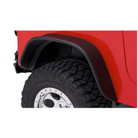 Bushwacker 87-95 Jeep Wrangler Flat Style Flares 2pc Excludes Renegade - Black buy in USA