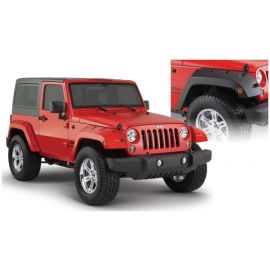 Bushwacker 07-18 Jeep Wrangler Pocket Style Flares 2pc - Black buy in USA