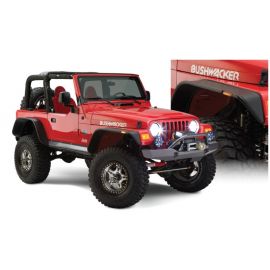 Bushwacker 97-06 Jeep Wrangler Flat Style Flares 4pc - Black buy in USA