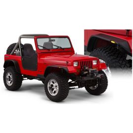 Bushwacker 2018+ Jeep Wrangler (JL) Unlimited Flat Style Flares 4pc - Black buy in USA