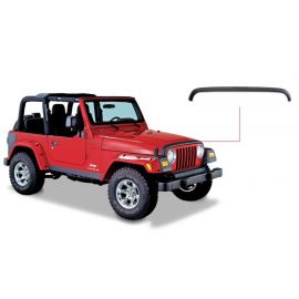 Bushwacker 18-19 Jeep Wrangler Rubicon/Sport//Unlimited/Sport S Hood Stone Guard- Black buy in USA