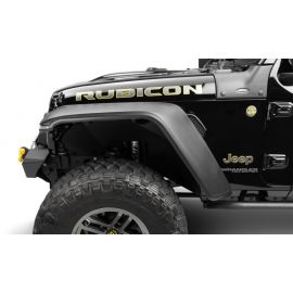 Bushwacker 18-21 Jeep Wrangler JL (2-Door & 4-Door) Flat Style Flares 4pc - Black buy in USA