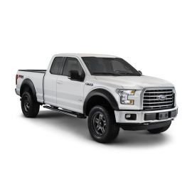 Bushwacker 15-17 Ford F-150 Styleside Extend-A-Fender Style Flares 4pc 67.1/78.9/97.6in Bed - Black buy in USA