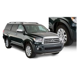 Bushwacker 08-15 Toyota Sequoia OE Style Flares 4pc Fits w/ Factory Mudflap - Black buy in USA