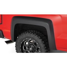 Bushwacker 07-14 Chevy Silverado 2500 HD Fleetside Extend-A-Fender Style Flares 2pc - Black buy in USA