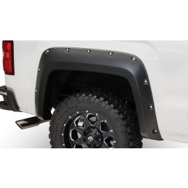 Bushwacker 14-18 GMC Sierra 1500 Pocket Style Flares 2pc 69.3/78.8/97.8in Bed - Black buy in USA